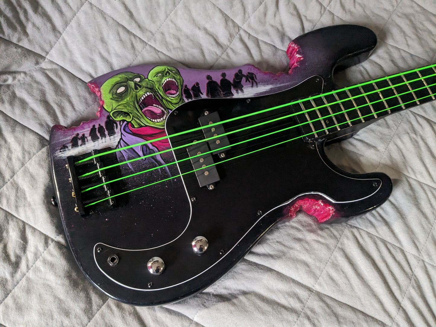 "The Zombie Bite" Custom P Bass