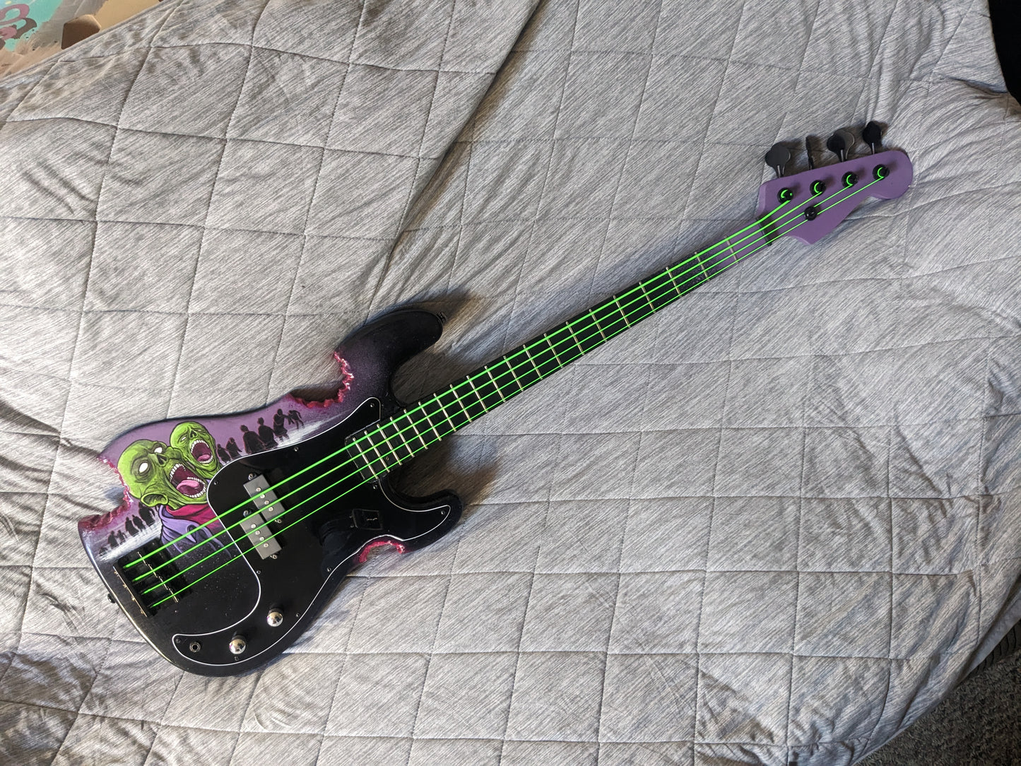 "The Zombie Bite" Custom P Bass