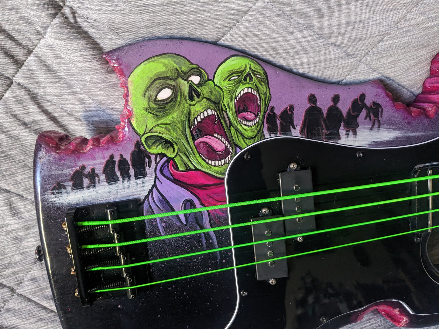 "The Zombie Bite" Custom P Bass