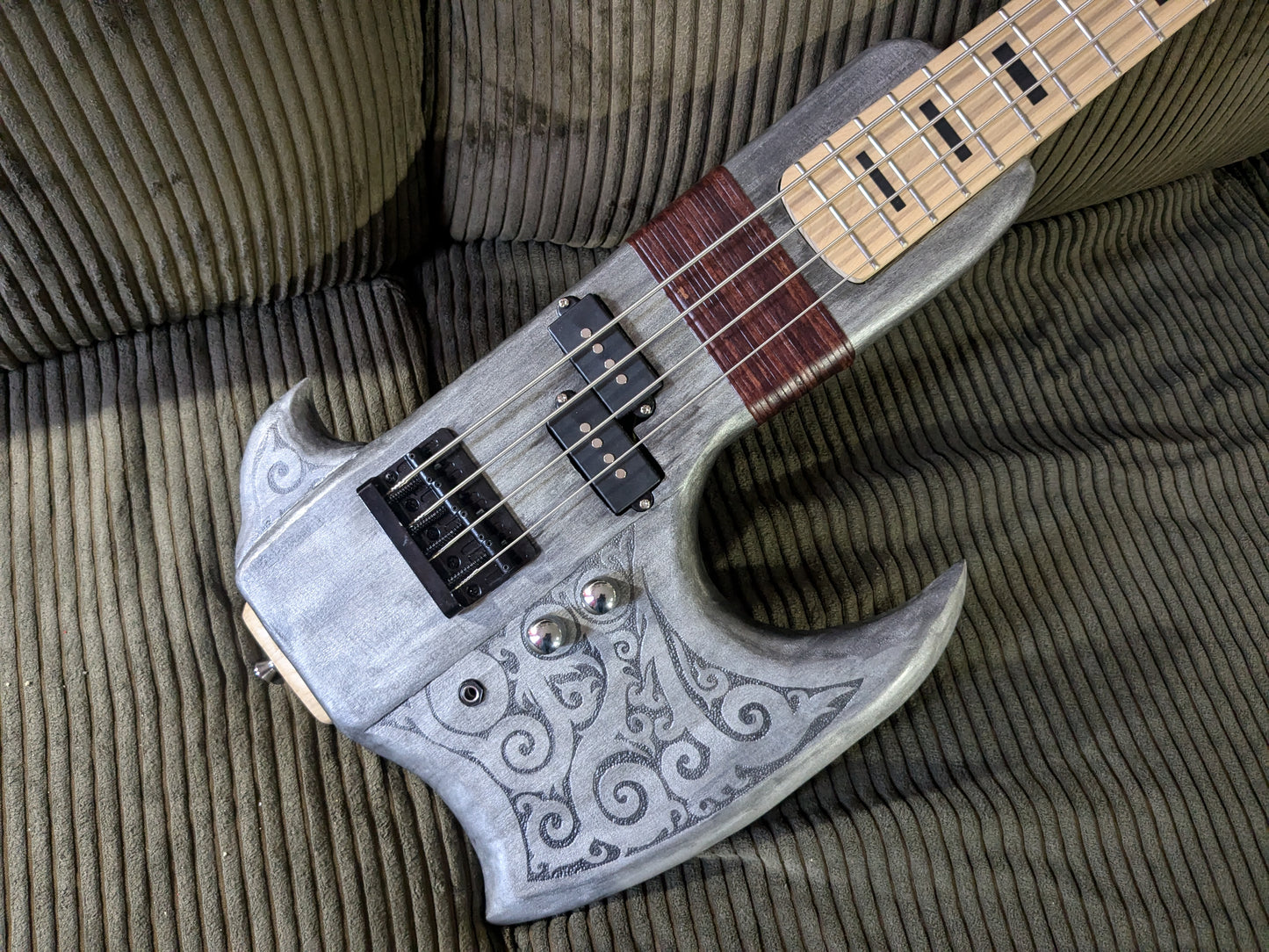 "The Viking Axe" Custom Bass Guitar