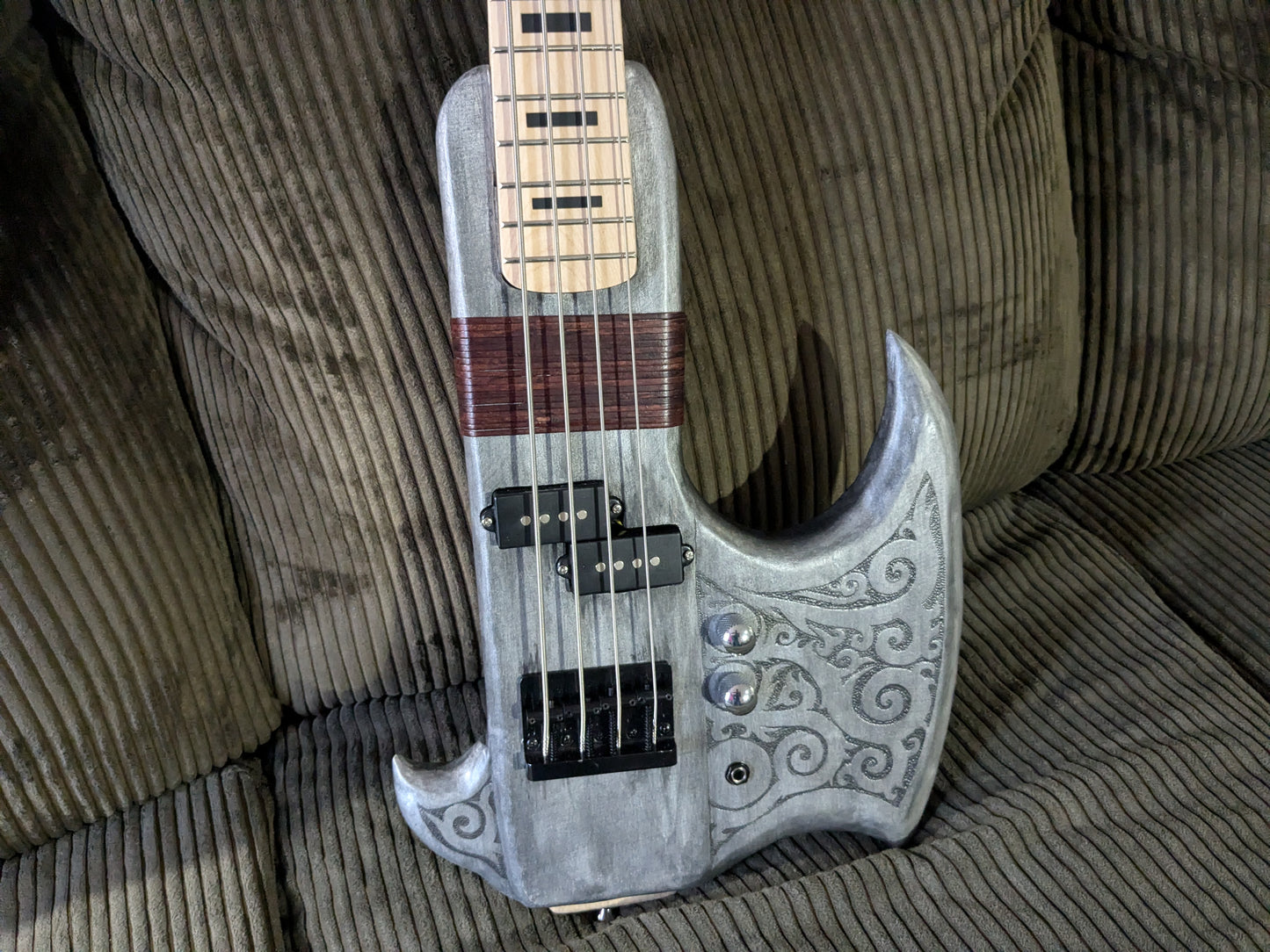 "The Viking Axe" Custom Bass Guitar