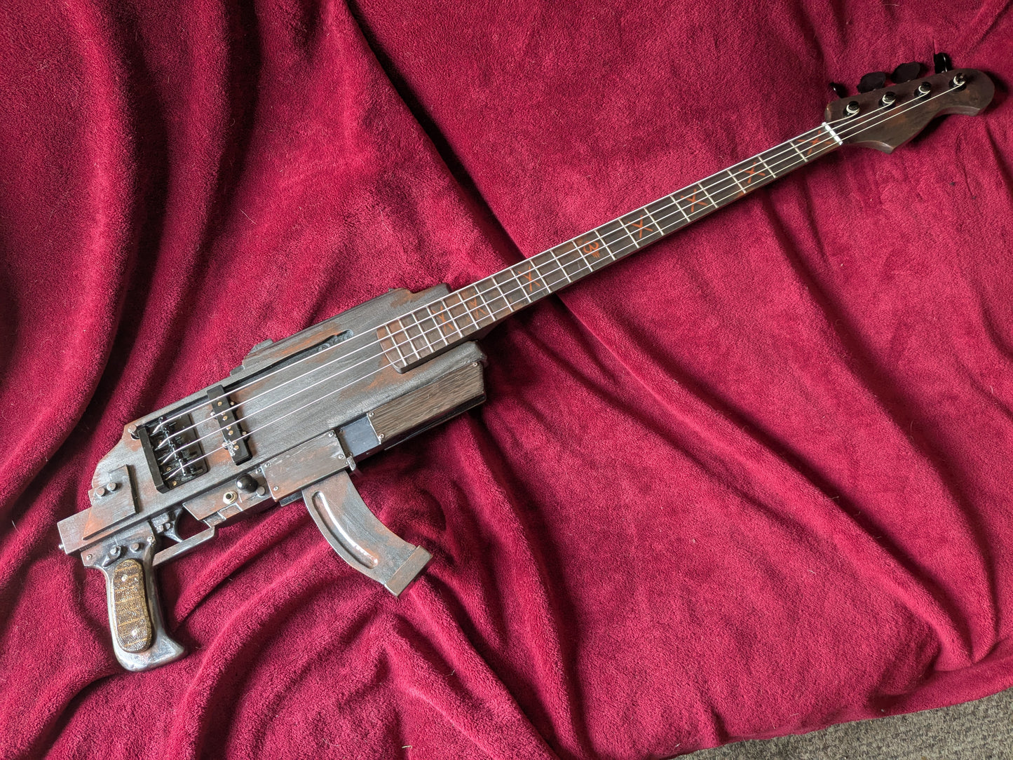 "The Guntar" Custom Made Bass Guitar