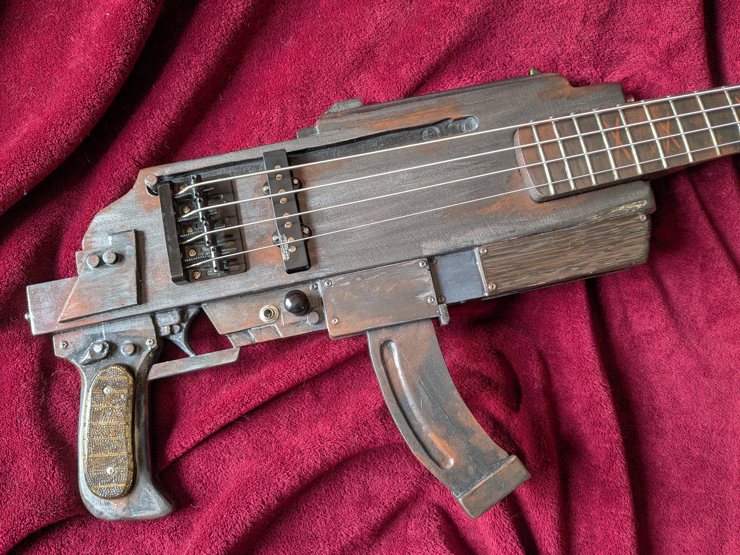 "The Guntar" Custom Made Bass Guitar