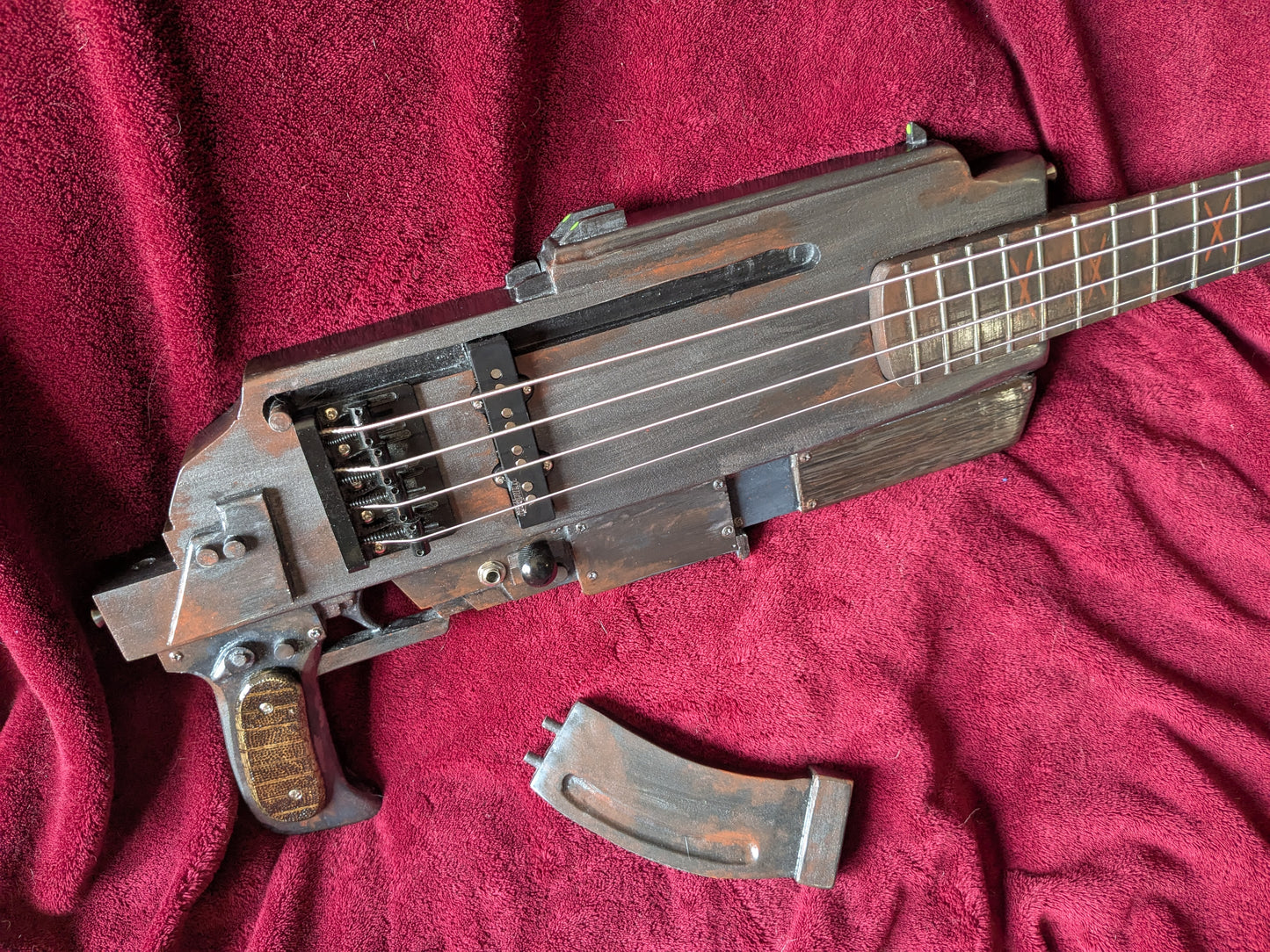 "The Guntar" Custom Made Bass Guitar