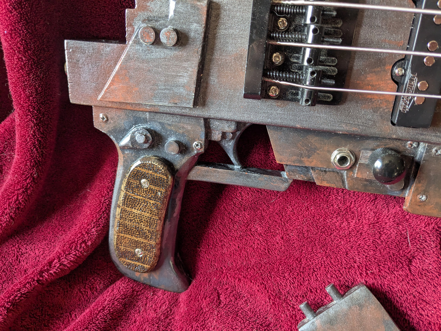"The Guntar" Custom Made Bass Guitar