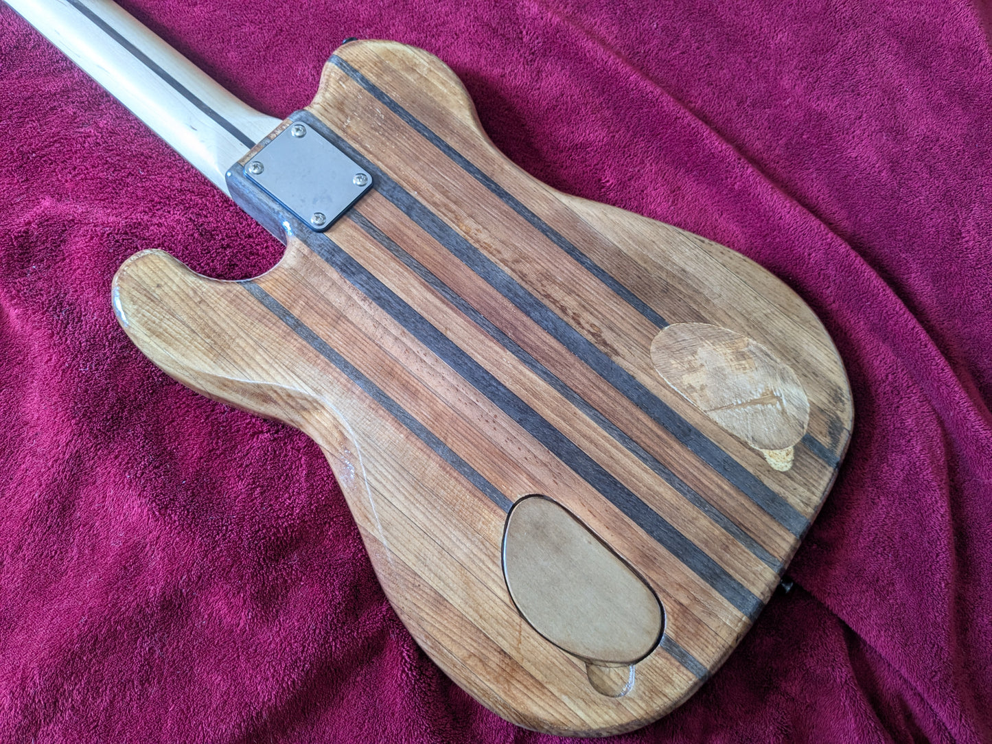Custom Made "Rebel Rose" Bass Guitar