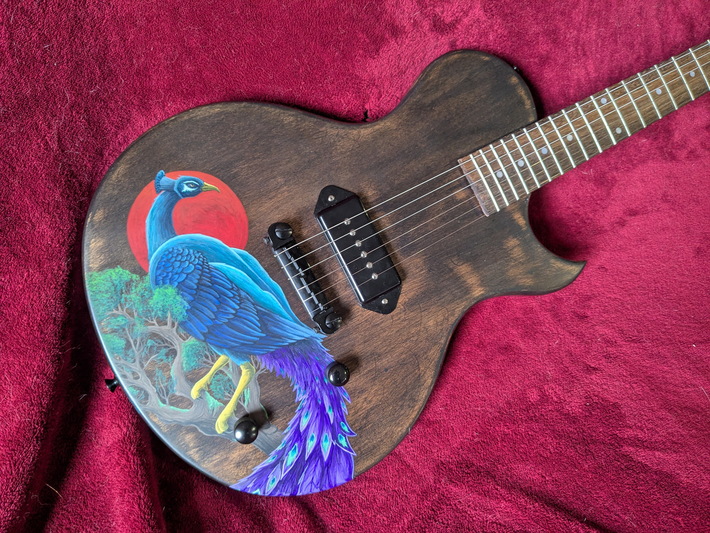 "The Peacock" Custom LP Jr. Build