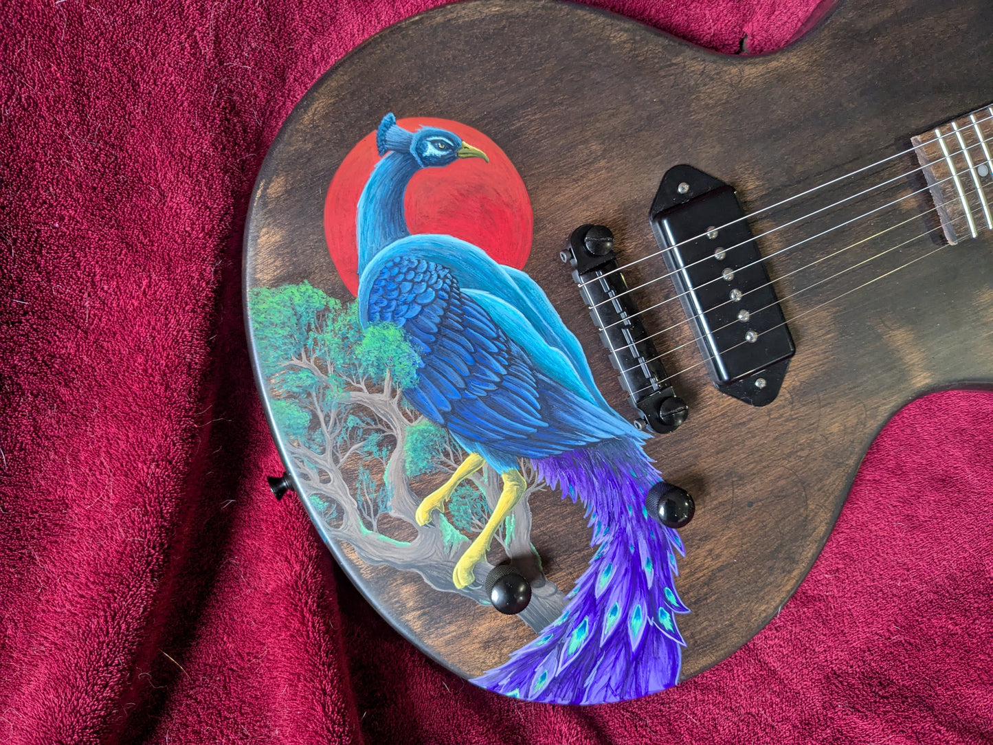 "The Peacock" Custom LP Jr. Build