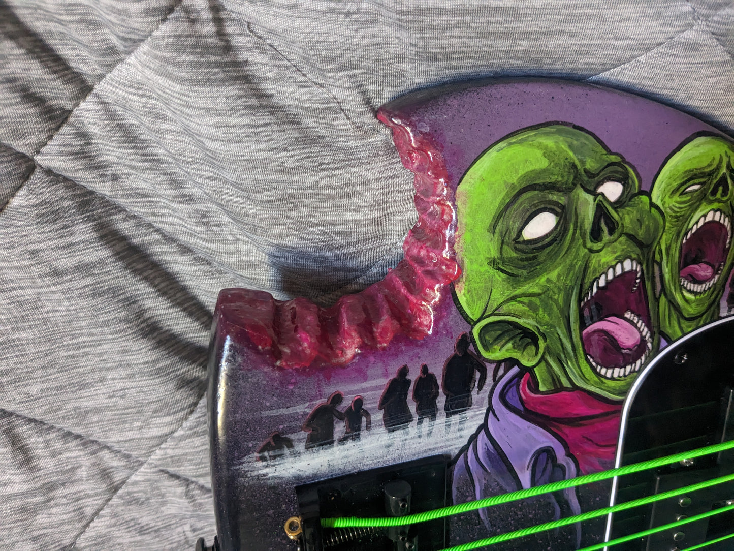 "Zombie Bite" Custom P Bass