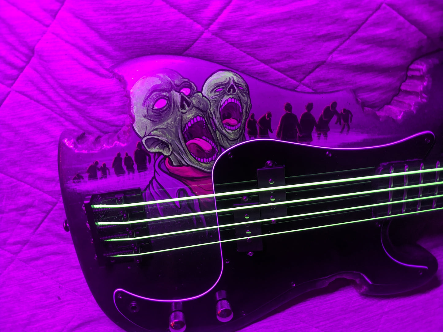 "Zombie Bite" Custom P Bass