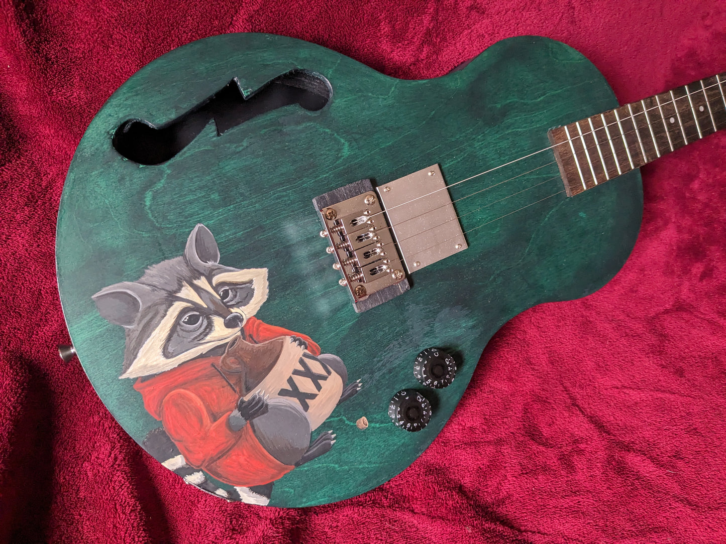 "The Moonshiner" Custom Short Scale Guitar